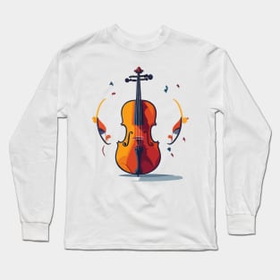 Cute Violin Long Sleeve T-Shirt